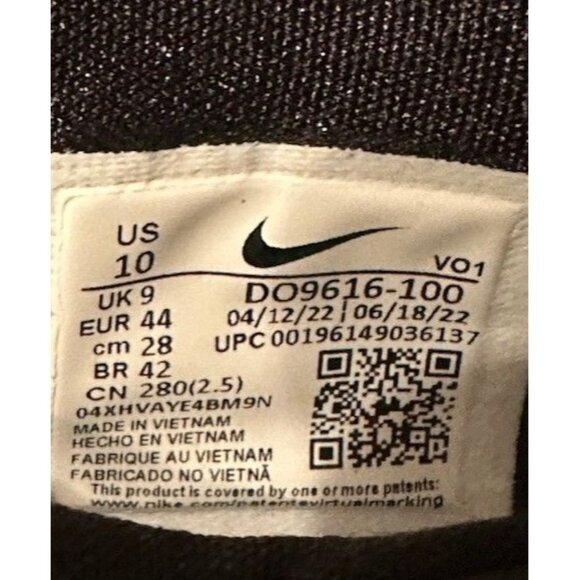 Nike Kyrie Infinity TB "White Black" D09616-100 Men's Size‎ 10 NWOT - Picture 8 of 10